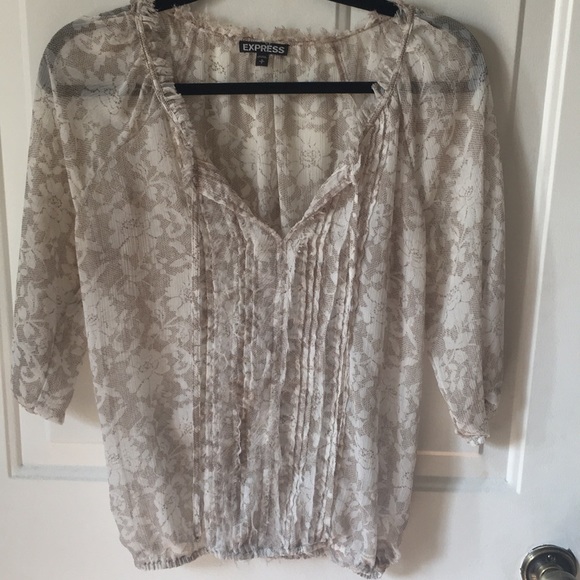 Express peasant top blouse - Picture 1 of 4